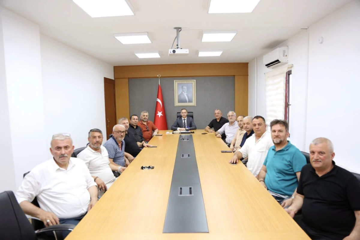 Başkan &Ouml;zt&uuml;rk&rsquo;ten Kaymakam Yıldız&rsquo;a hayırlı olsun ziyareti