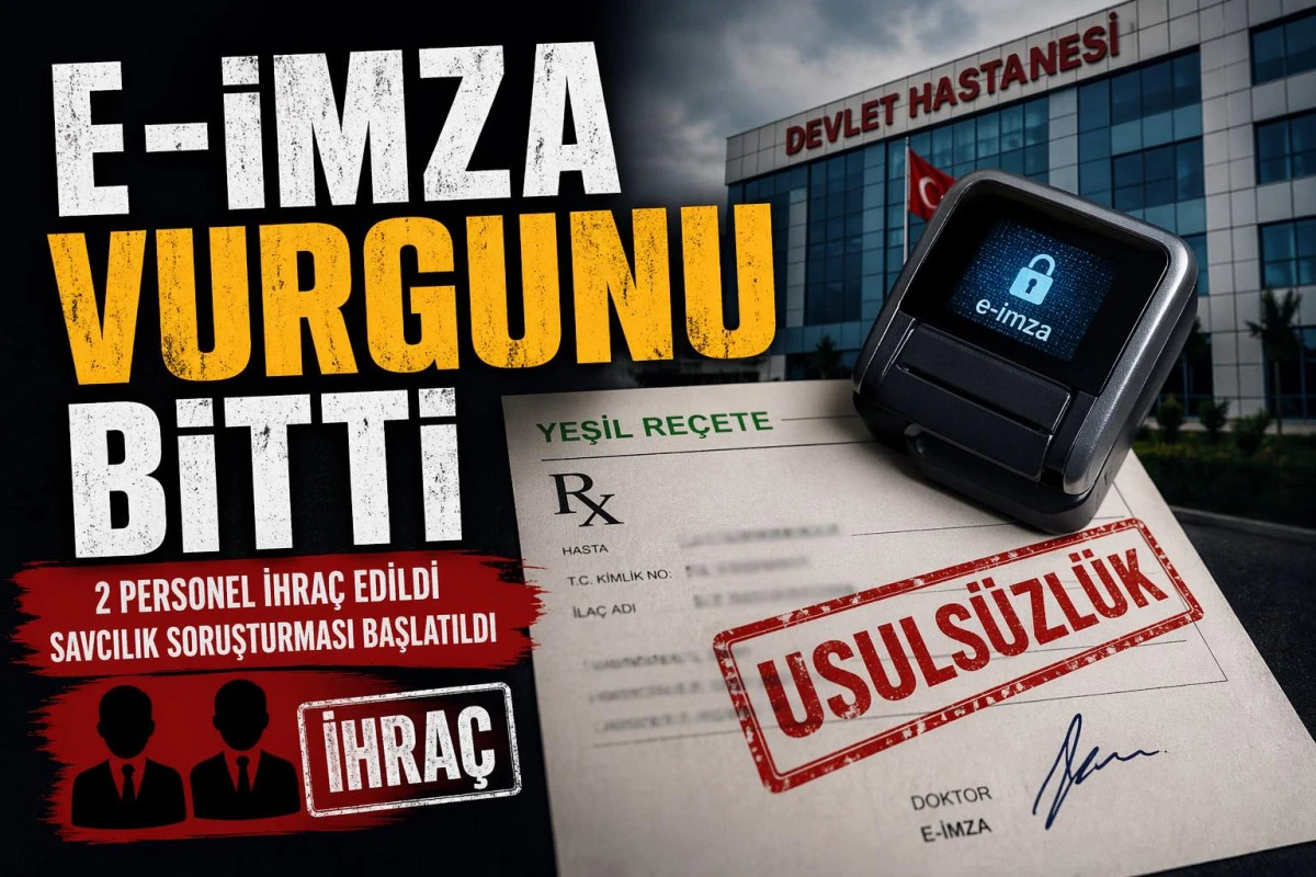 E-İmza ile Vurgun! Hastanede B&uuml;y&uuml;k İhanet Ortaya &Ccedil;ıktı