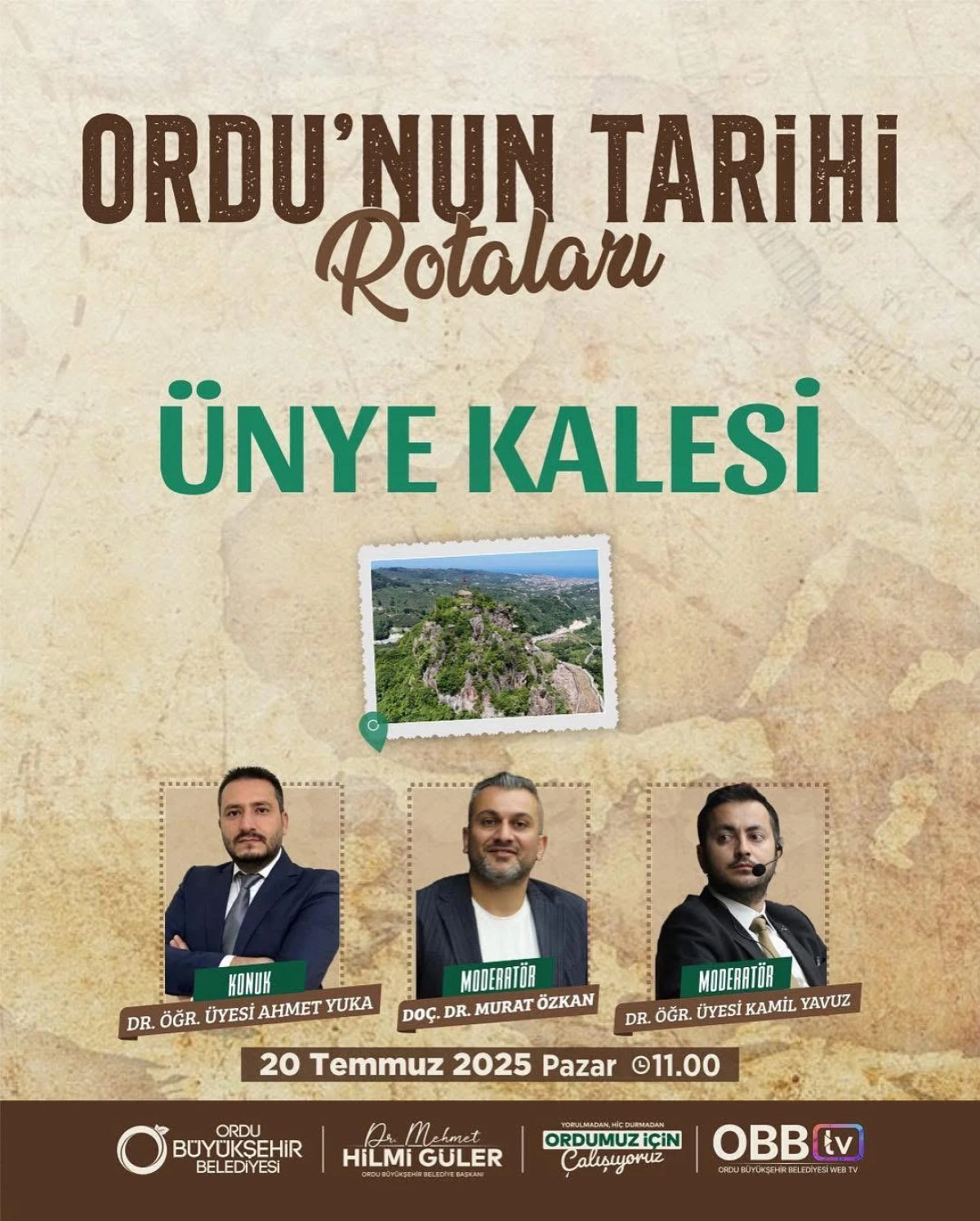 Tarihin İzinde: Ünye Kalesi Ekranlarda