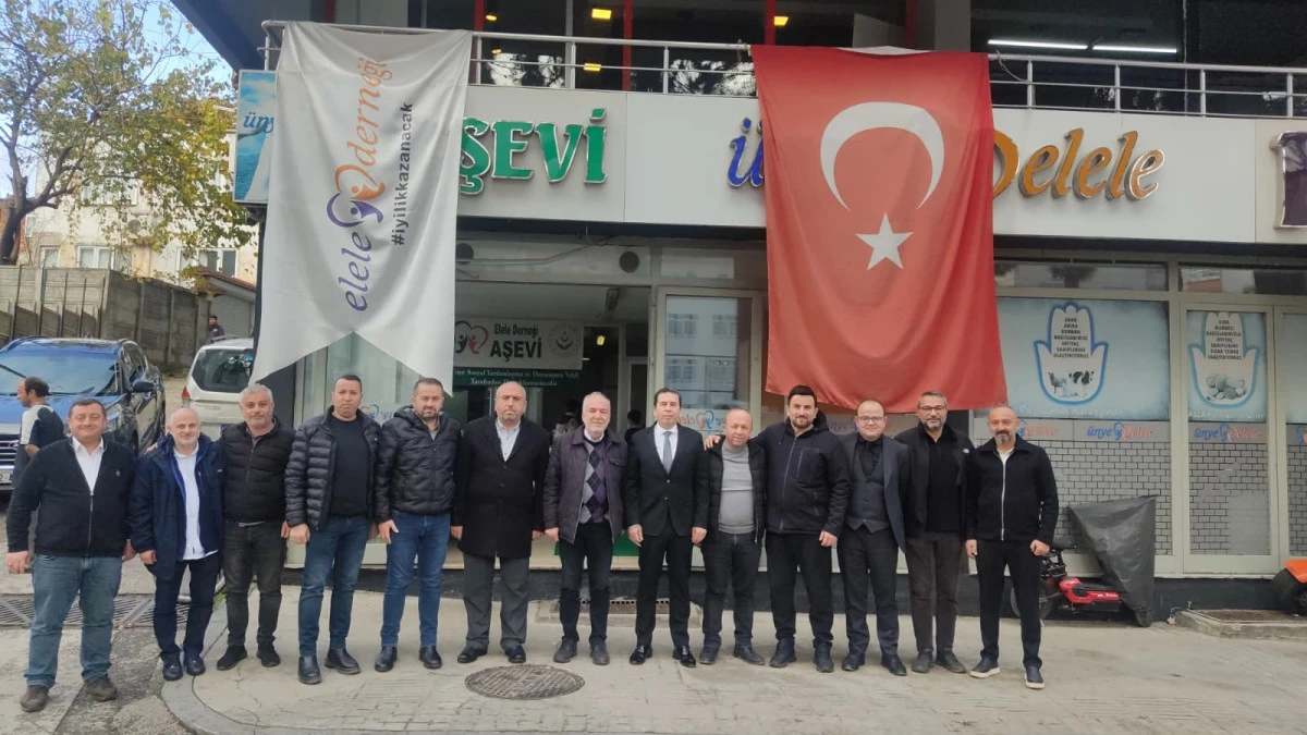  ÜNYE KAYMAKAMI AYHAN IŞIK’TAN “EL ELE DERNEĞİ”NE ANLAMLI ZİYARET