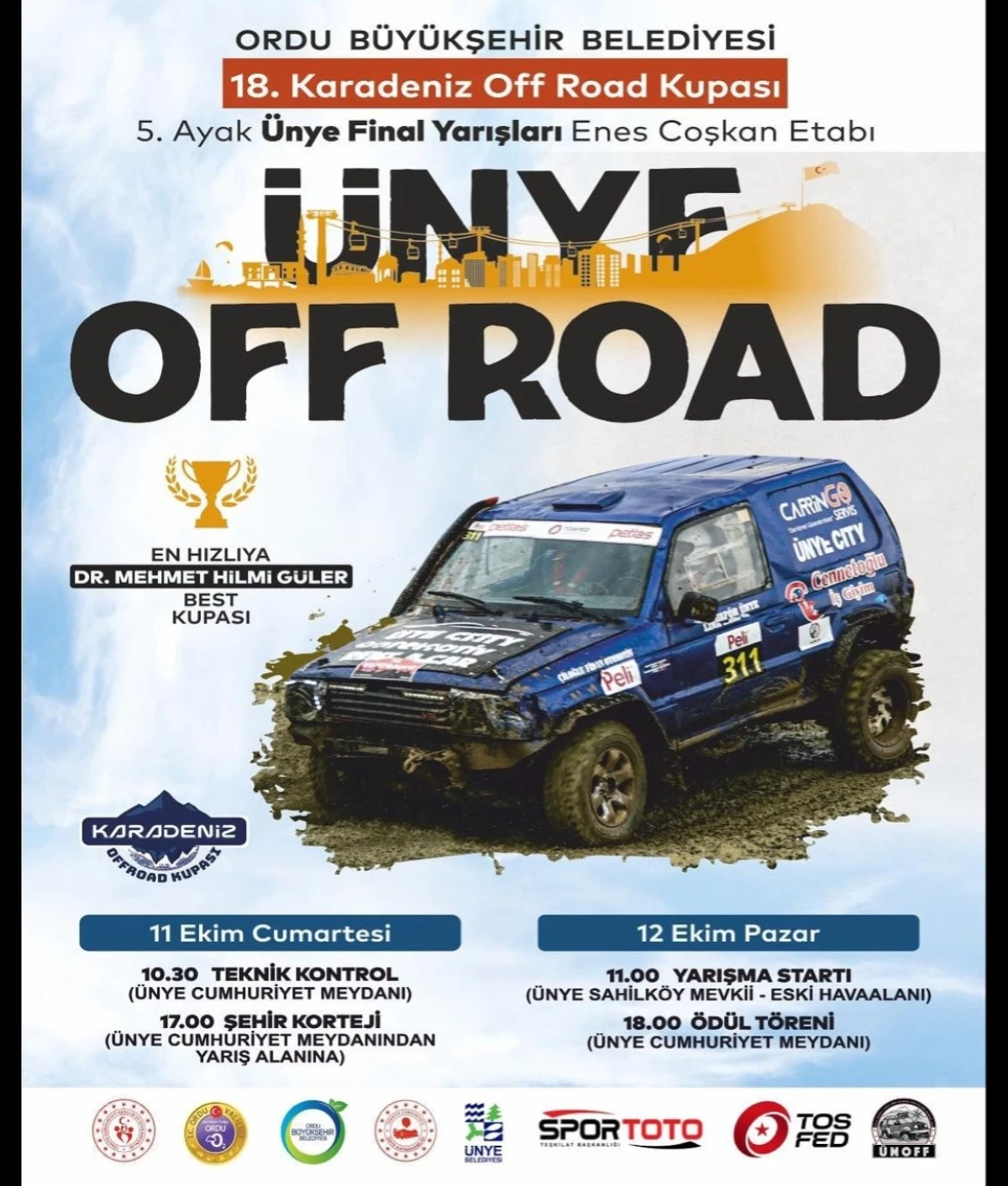Ünye’de 2 Gün Off-Road Heyecanı Yaşanacak